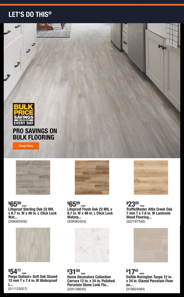 Catalogue Home Depot from 05/26/2025