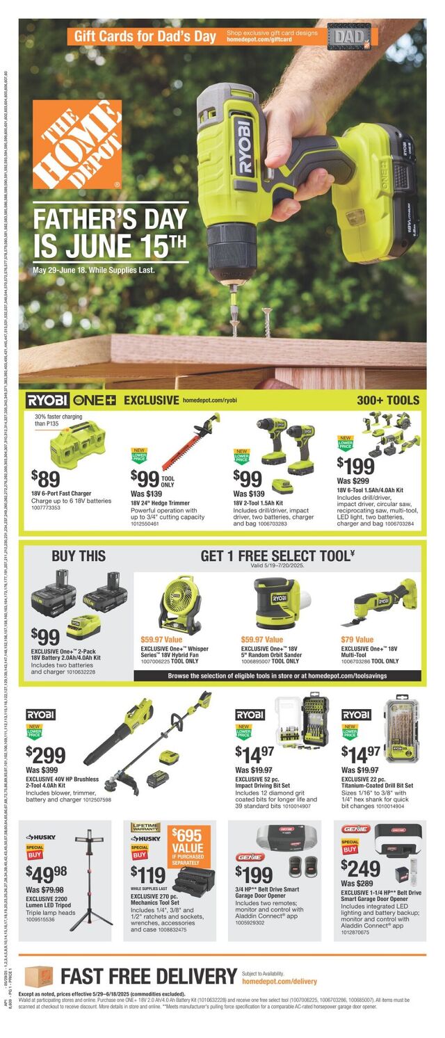 Catalogue Home Depot from 05/29/2025