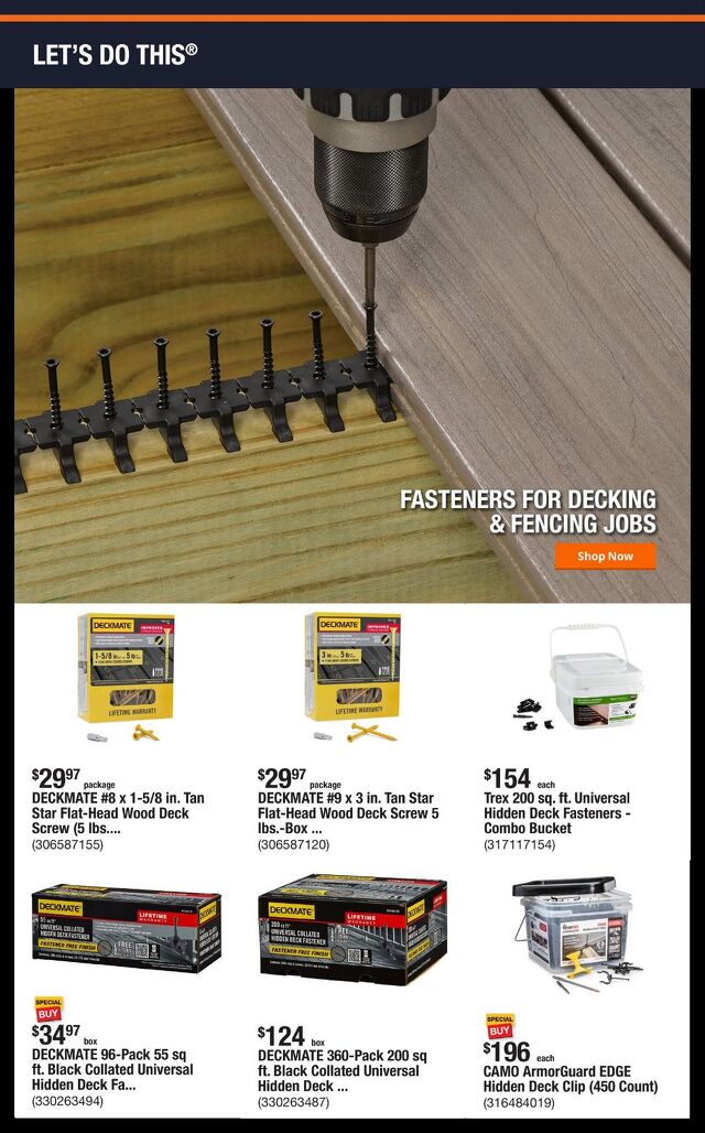 Catalogue Home Depot from 06/02/2025