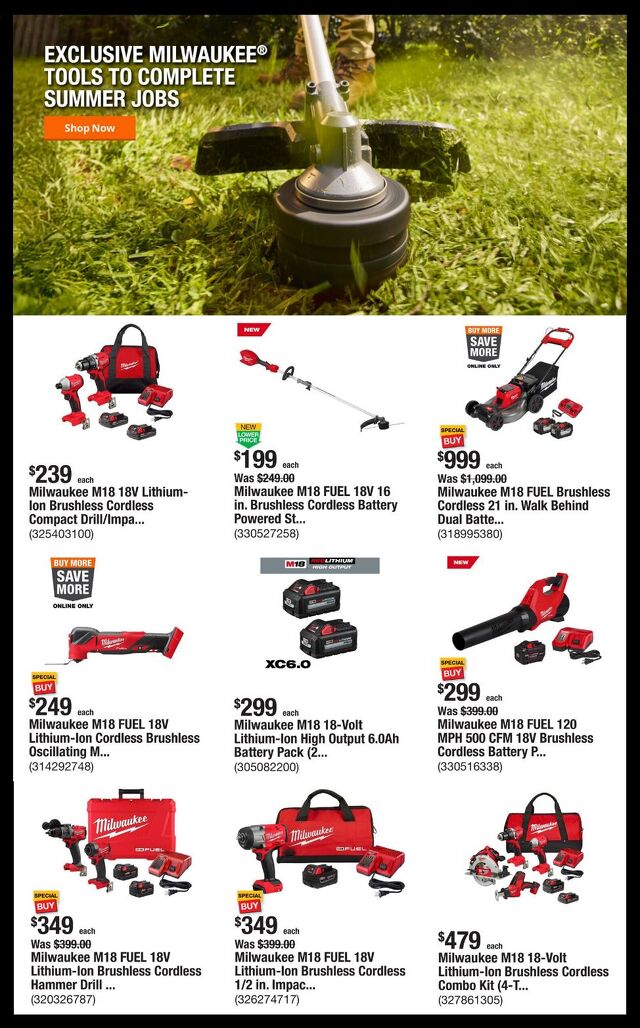 Catalogue Home Depot from 06/09/2025