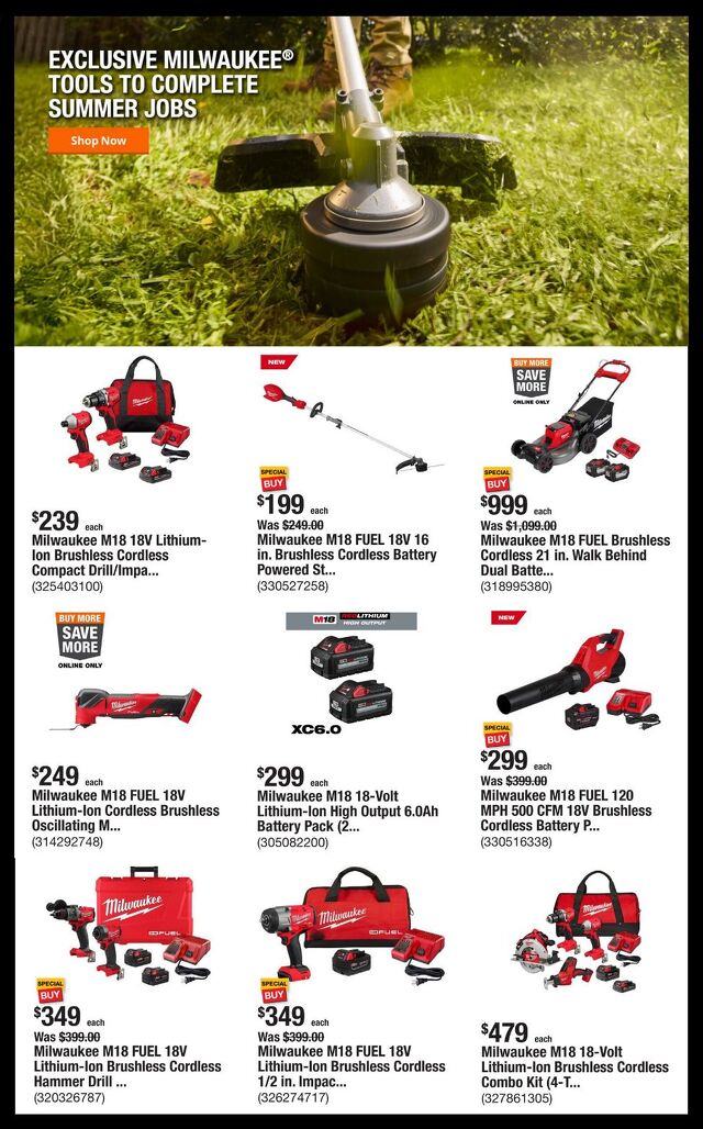 Catalogue Home Depot from 06/09/2025