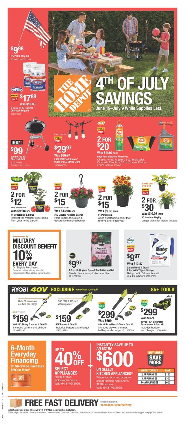 Catalogue Home Depot from 06/19/2025