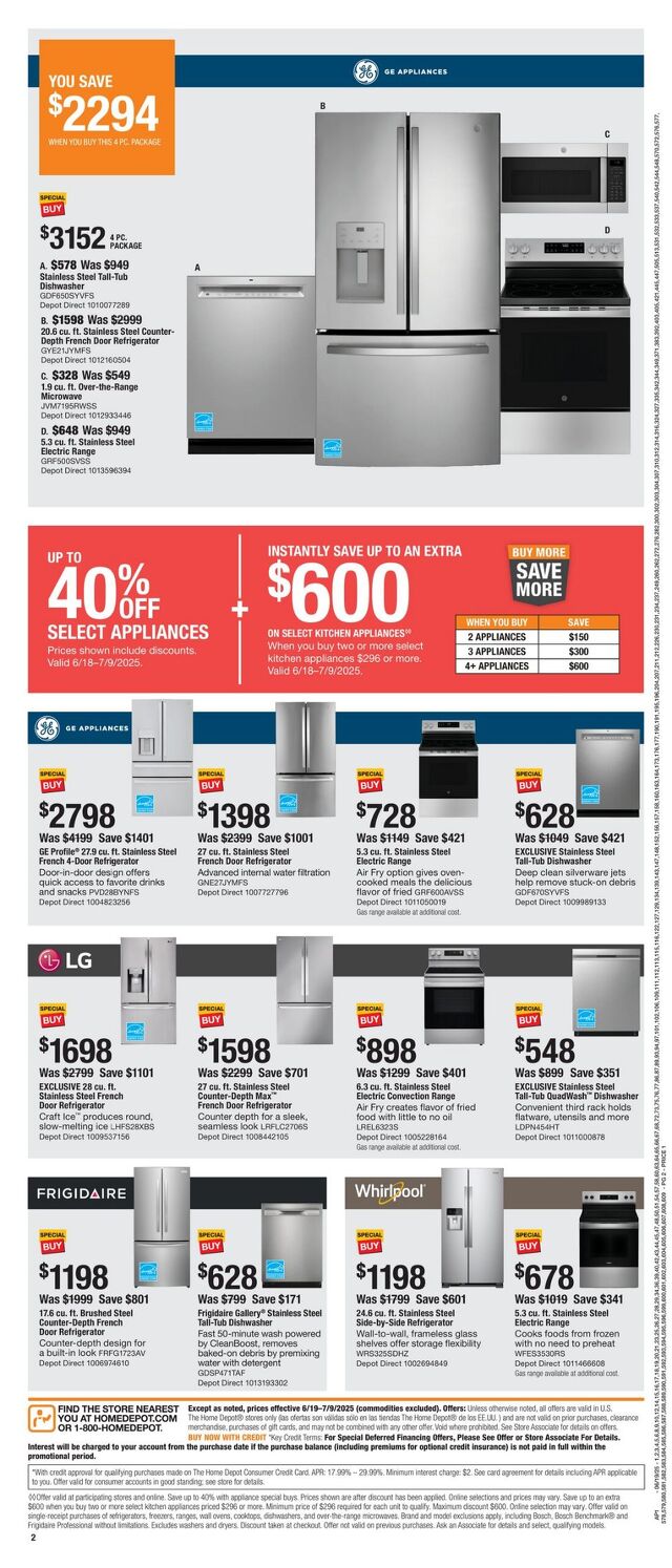 Catalogue Home Depot from 06/19/2025