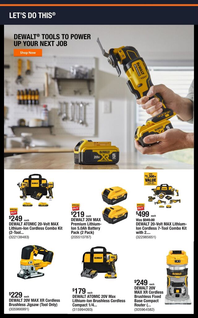 Catalogue Home Depot from 06/16/2025