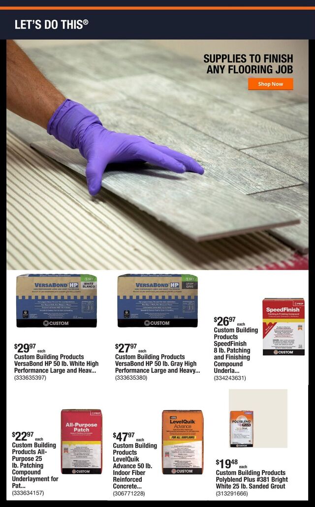 Catalogue Home Depot from 06/23/2025