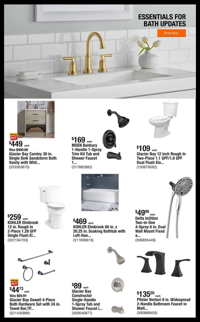Catalogue Home Depot from 06/30/2025