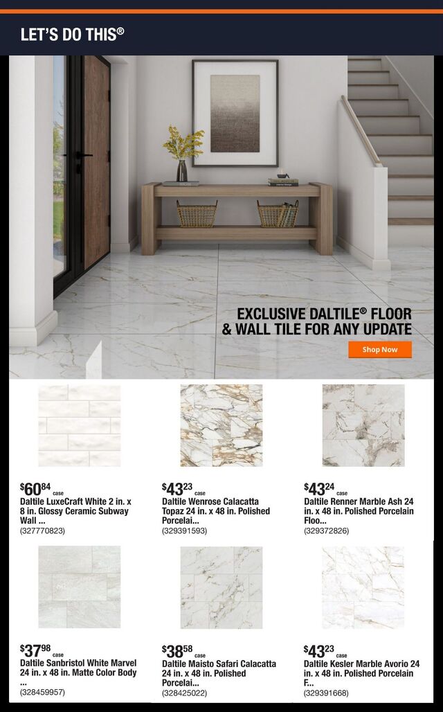 Catalogue Home Depot from 07/07/2025
