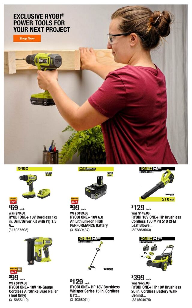 Catalogue Home Depot from 07/10/2025