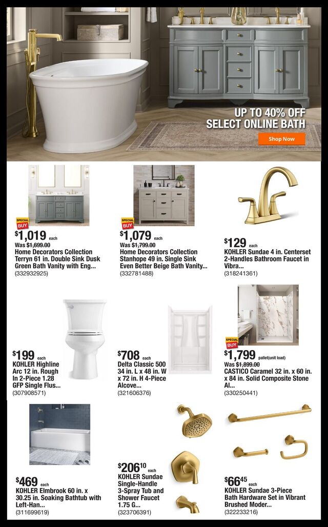 Catalogue Home Depot from 07/14/2025