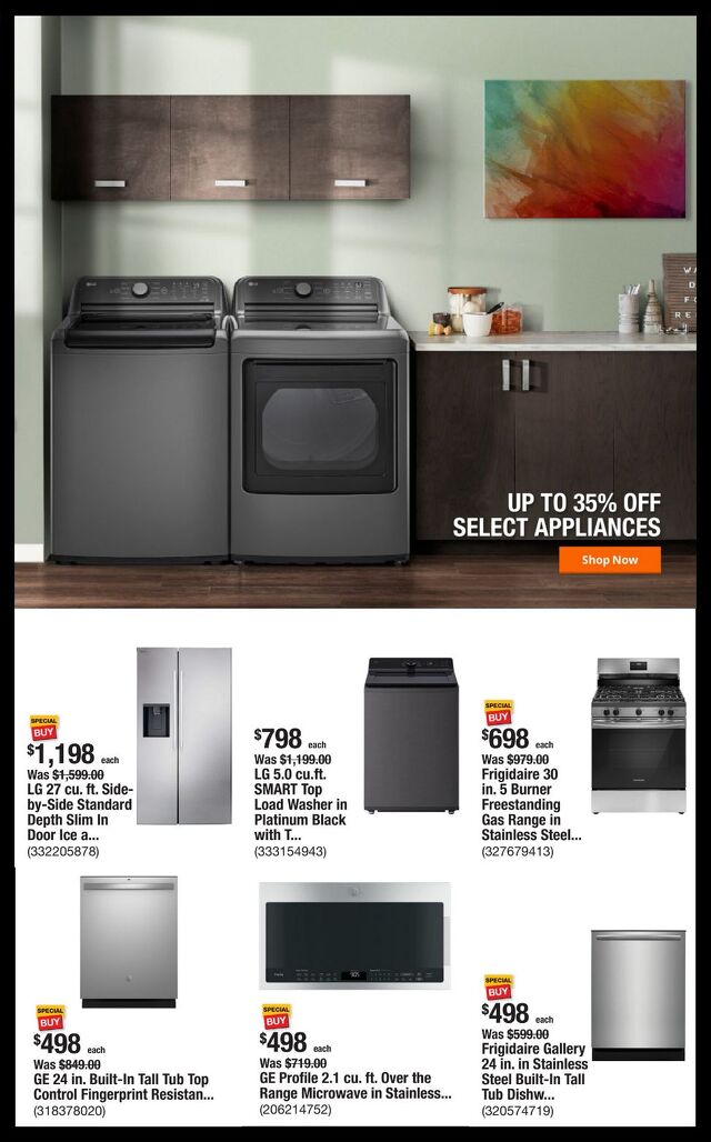 Catalogue Home Depot from 07/21/2025