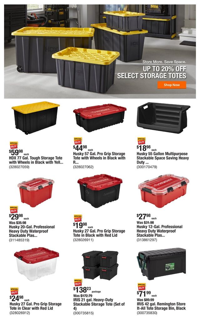 Catalogue Home Depot from 07/17/2025