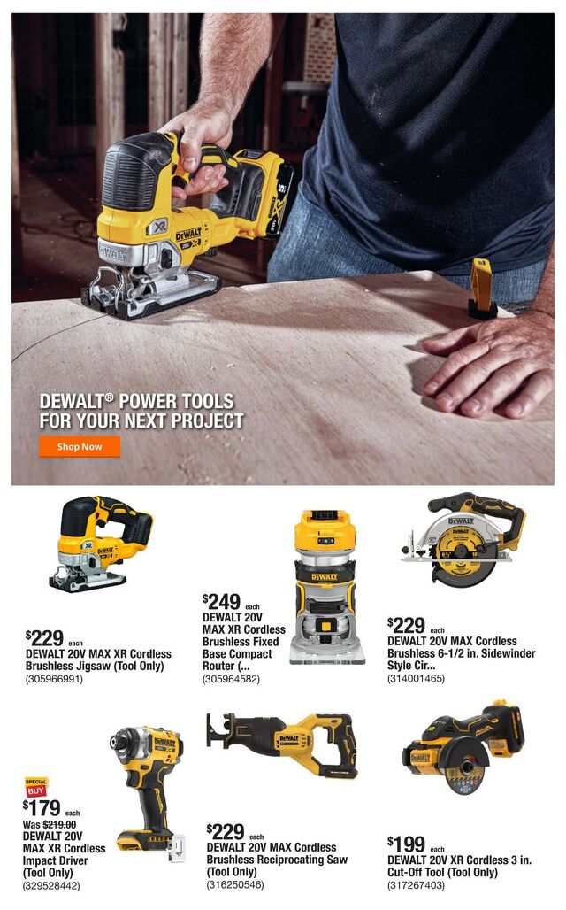 Catalogue Home Depot from 07/17/2025