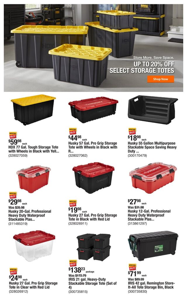 Catalogue Home Depot from 07/17/2025