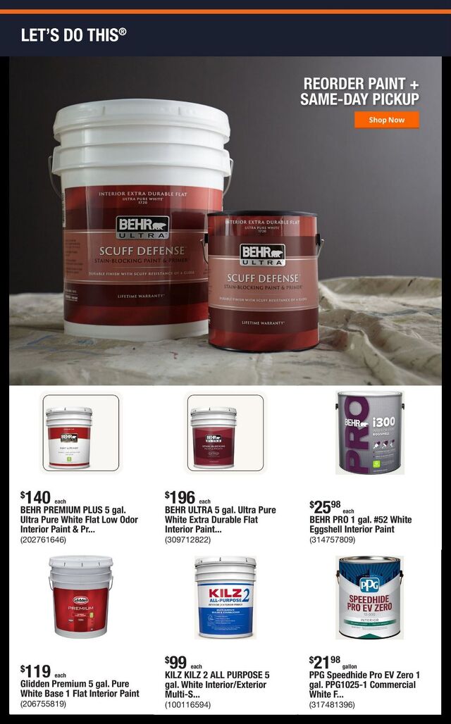 Catalogue Home Depot from 07/21/2025