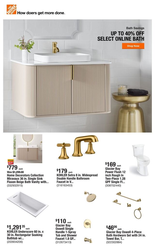 Catalogue Home Depot from 07/24/2025