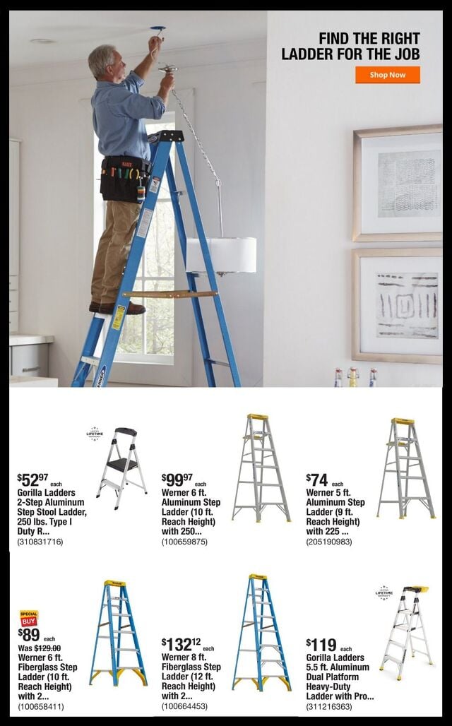 Catalogue Home Depot from 07/28/2025