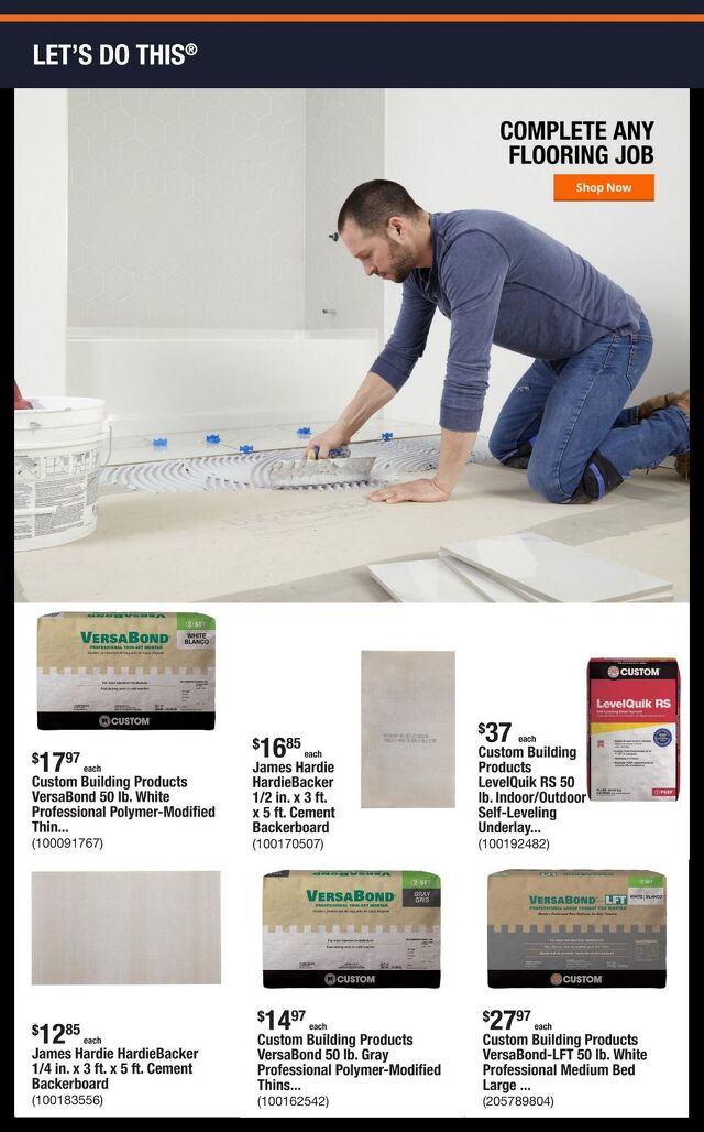 Catalogue Home Depot from 08/04/2025