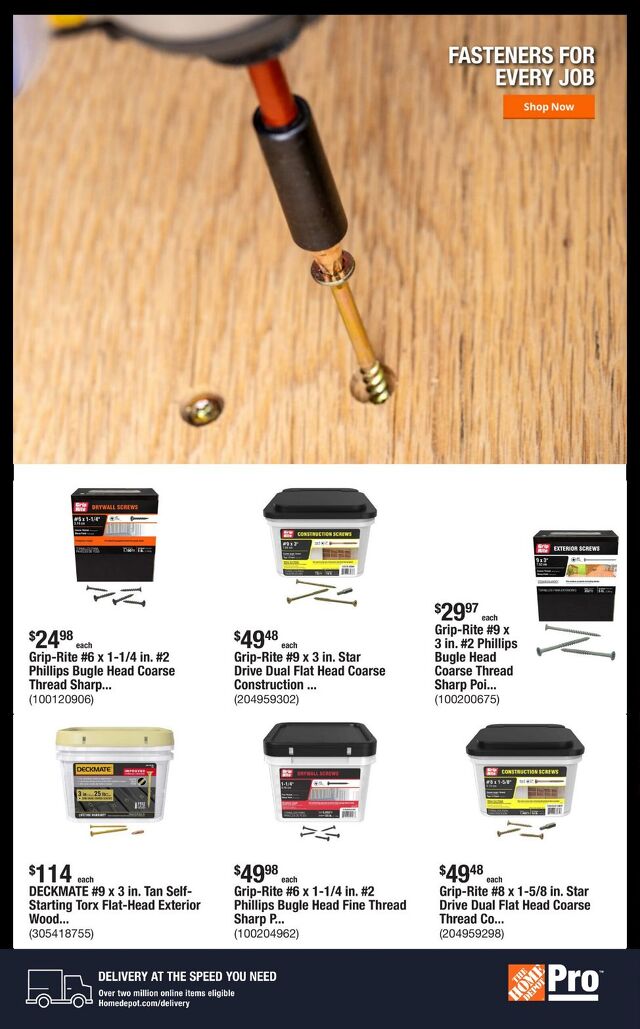 Catalogue Home Depot from 08/04/2025