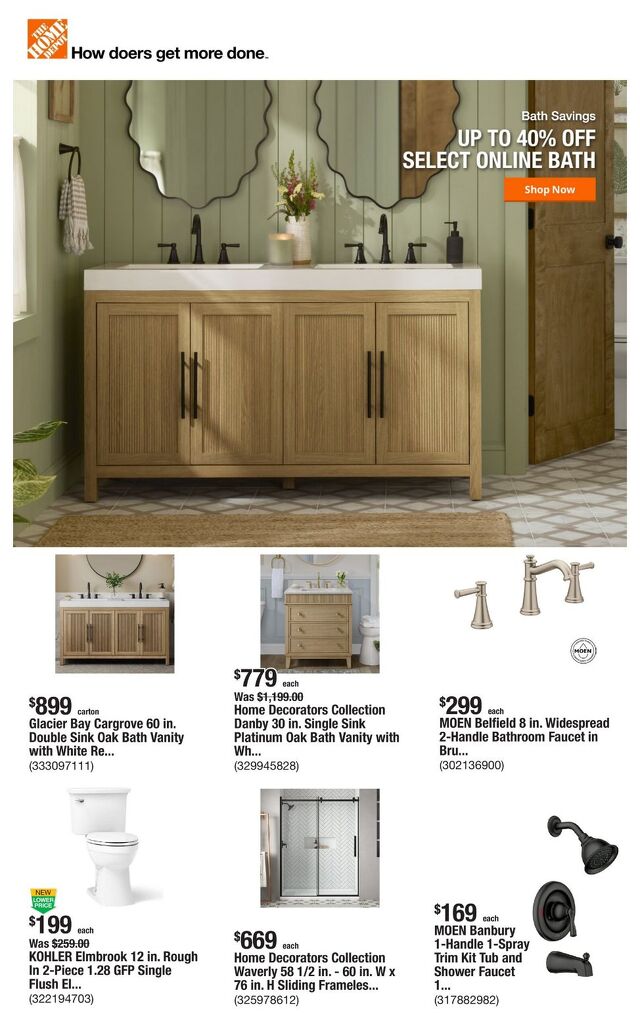 Catalogue Home Depot from 08/07/2025