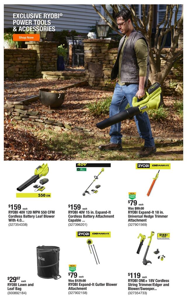 Catalogue Home Depot from 08/07/2025