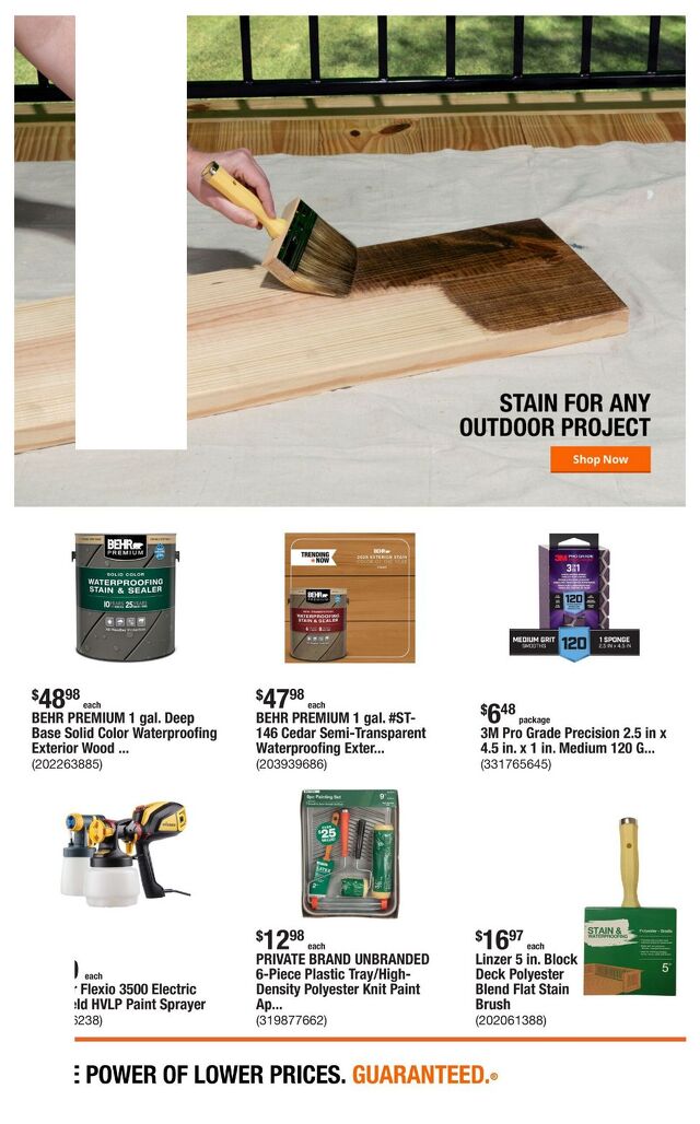 Catalogue Home Depot from 08/07/2025