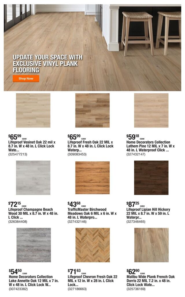 Catalogue Home Depot from 08/07/2025