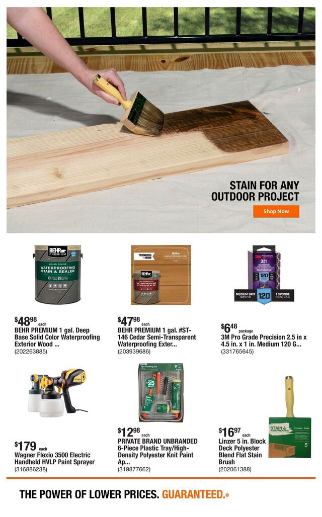 Catalogue Home Depot from 08/07/2025