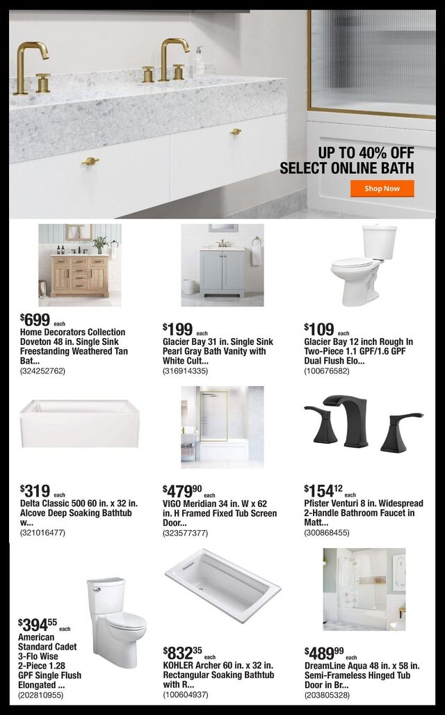 Catalogue Home Depot from 08/04/2025