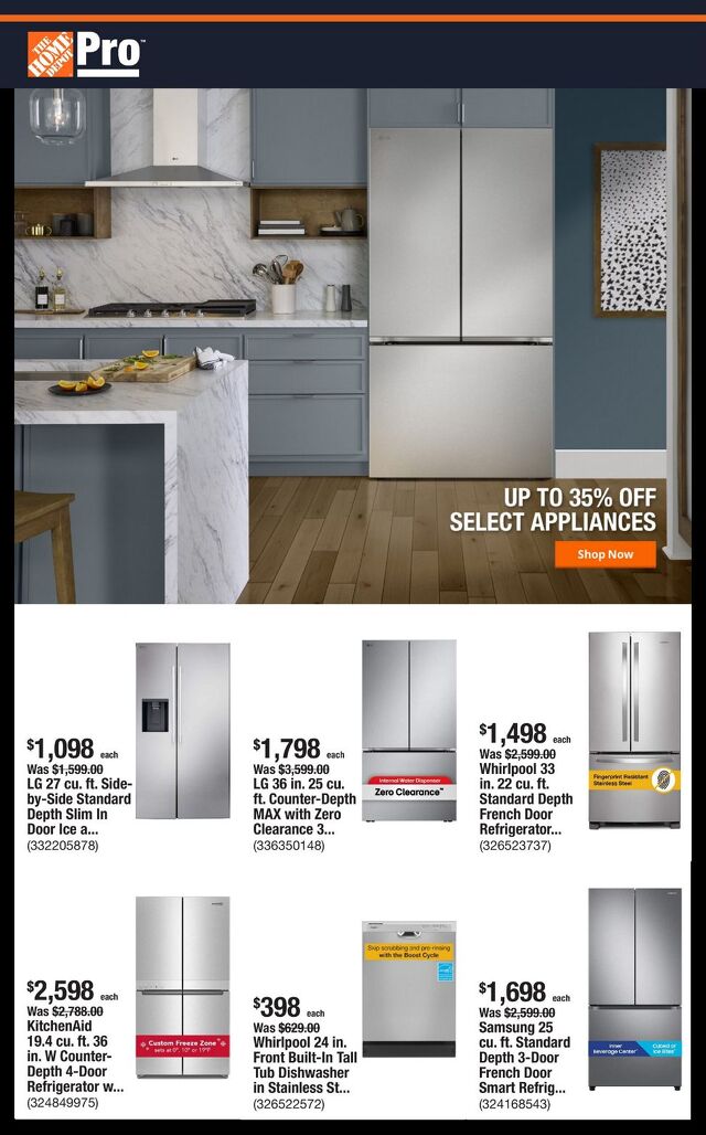 Catalogue Home Depot from 09/01/2025