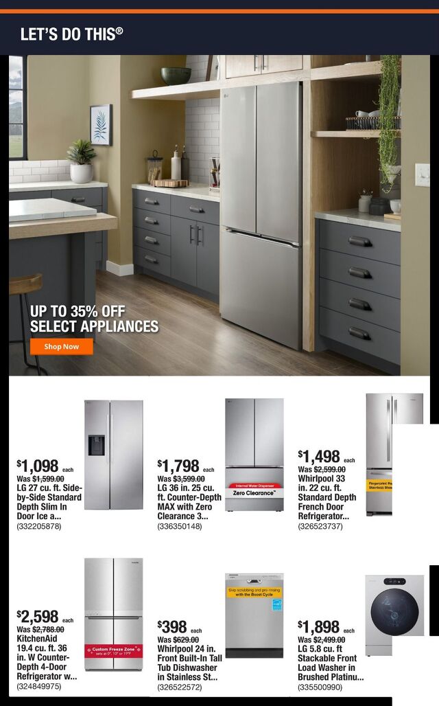 Catalogue Home Depot from 09/08/2025