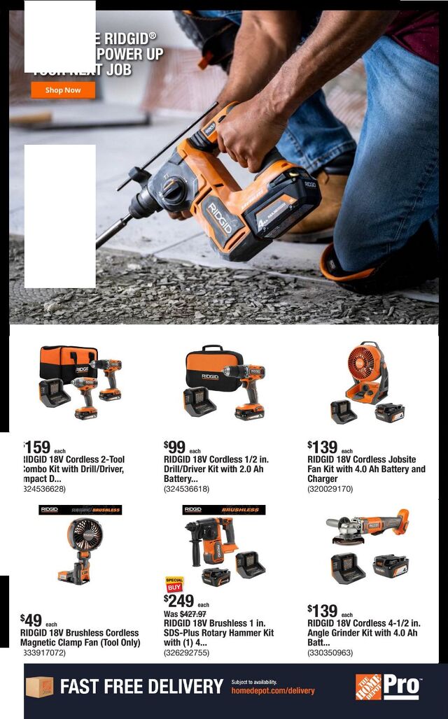 Catalogue Home Depot from 09/08/2025