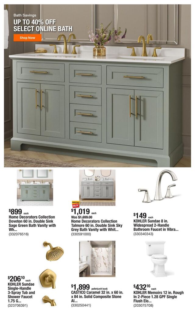 Catalogue Home Depot from 09/04/2025
