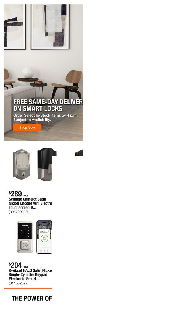 Catalogue Home Depot from 09/04/2025