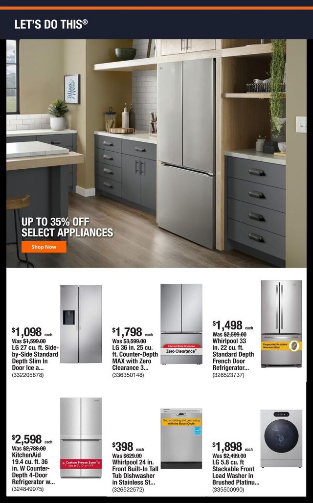 Catalogue Home Depot from 09/08/2025