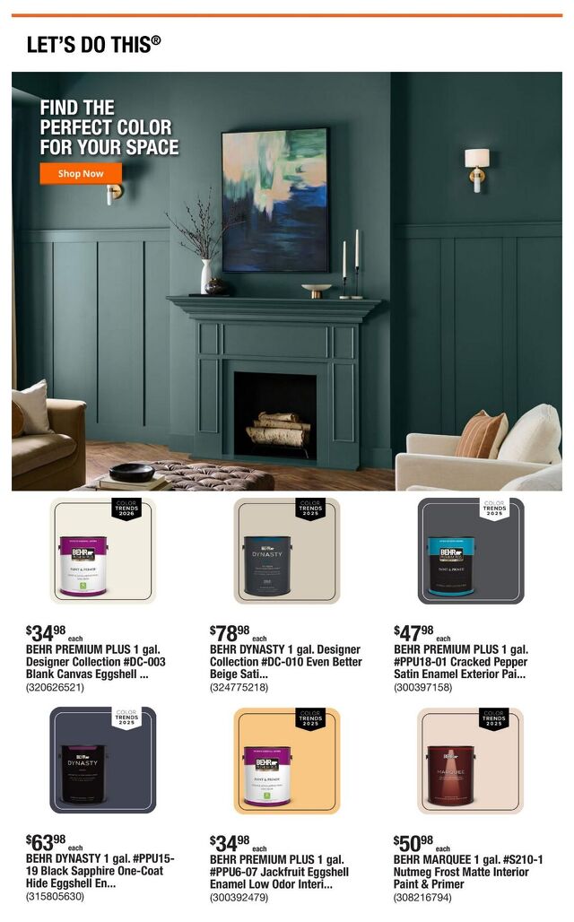 Catalogue Home Depot from 09/04/2025
