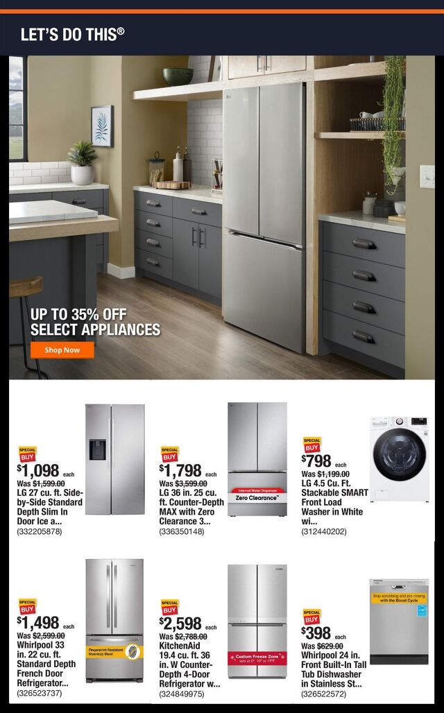 Catalogue Home Depot from 09/08/2025