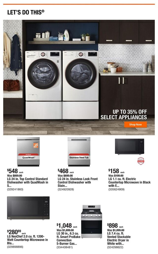 Catalogue Home Depot from 09/11/2025
