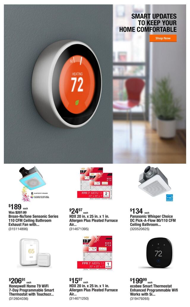 Catalogue Home Depot from 09/11/2025