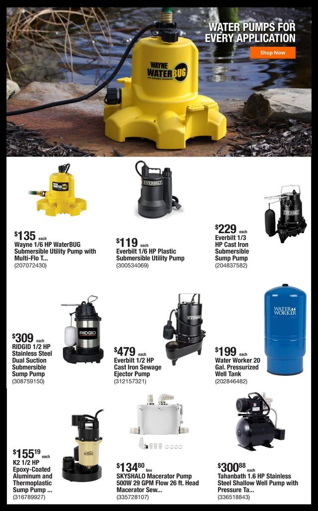 Catalogue Home Depot from 09/15/2025