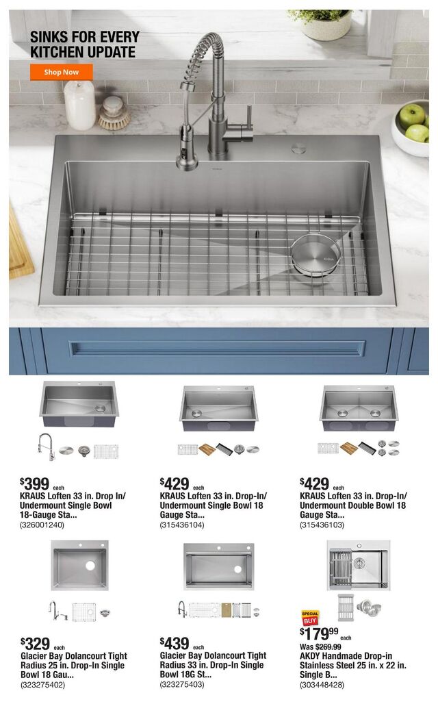 Catalogue Home Depot from 09/18/2025