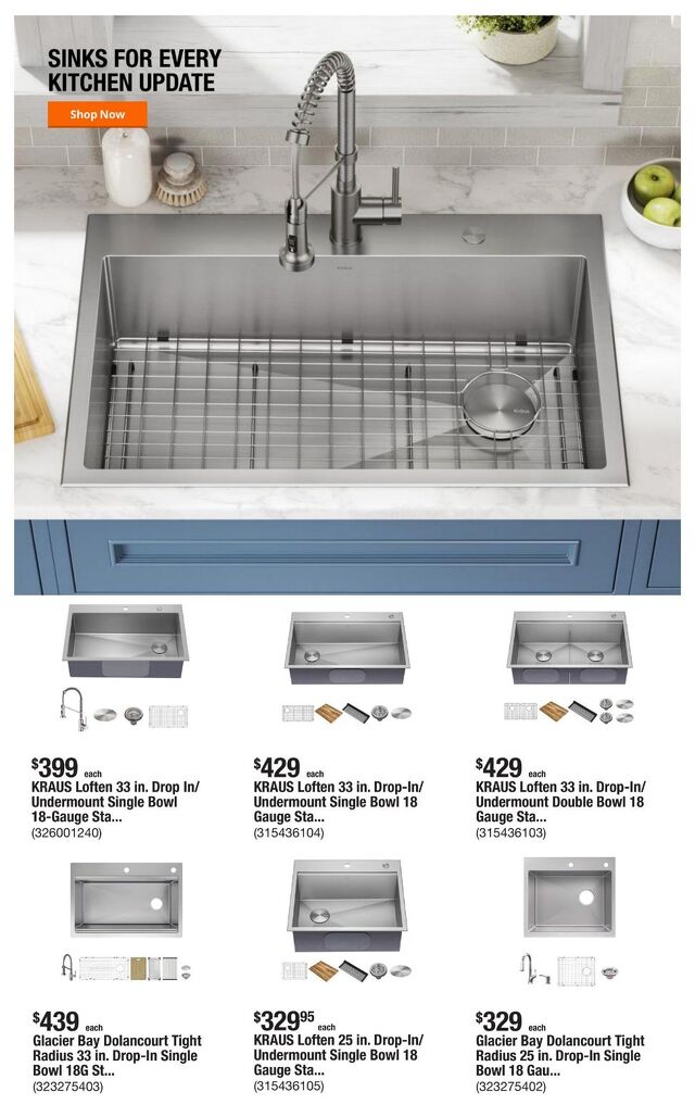 Catalogue Home Depot from 09/18/2025