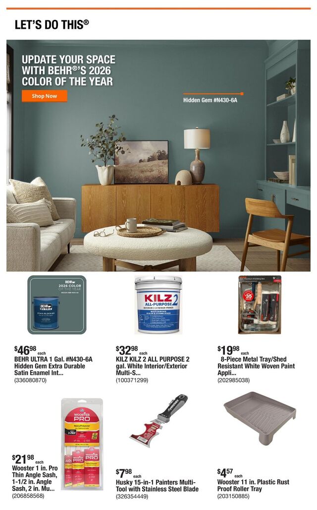 Catalogue Home Depot from 09/18/2025