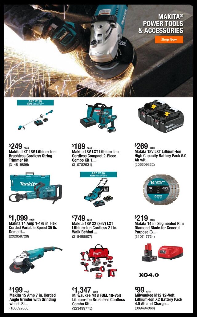 Catalogue Home Depot from 09/22/2025