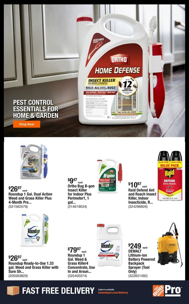 Catalogue Home Depot from 09/22/2025