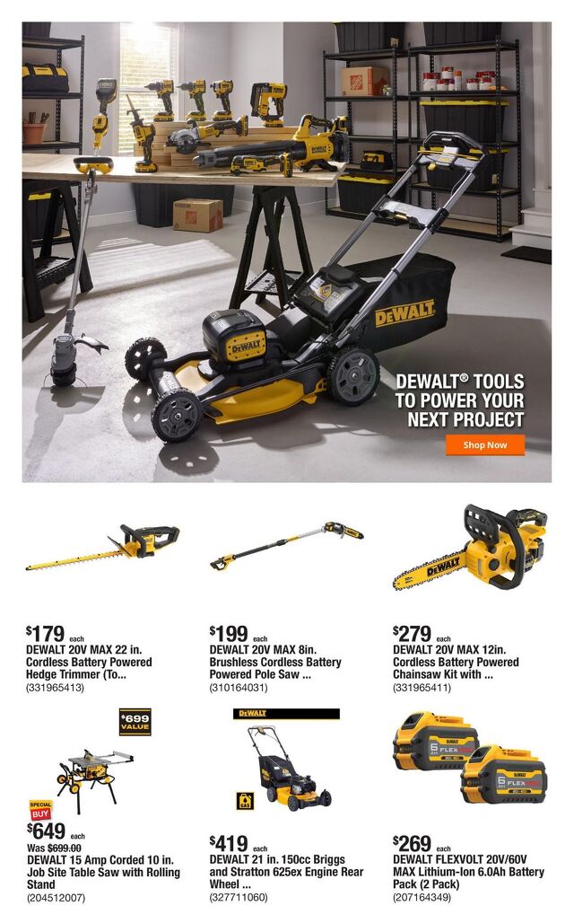 Catalogue Home Depot from 09/25/2025