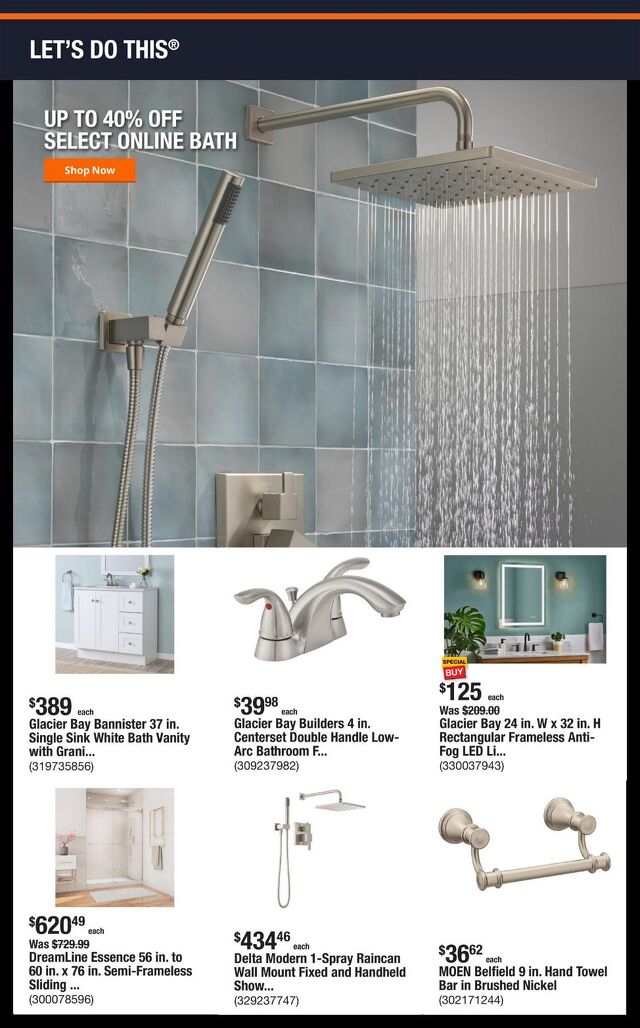Catalogue Home Depot from 09/29/2025
