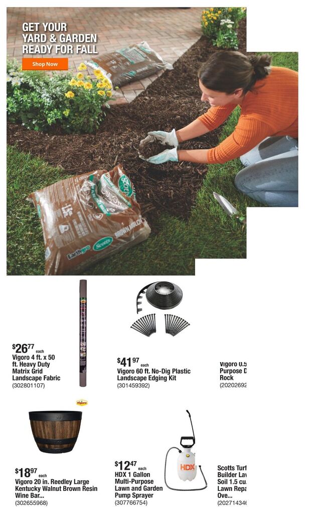 Catalogue Home Depot from 10/02/2025