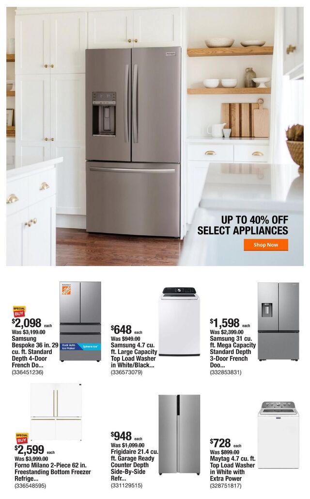 Catalogue Home Depot from 10/02/2025