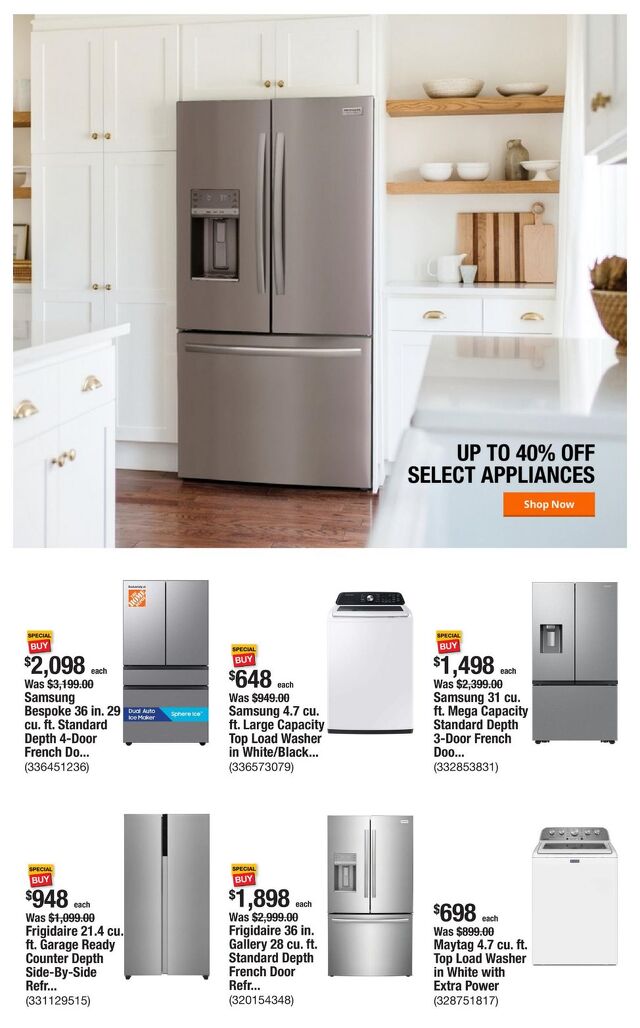 Catalogue Home Depot from 10/02/2025