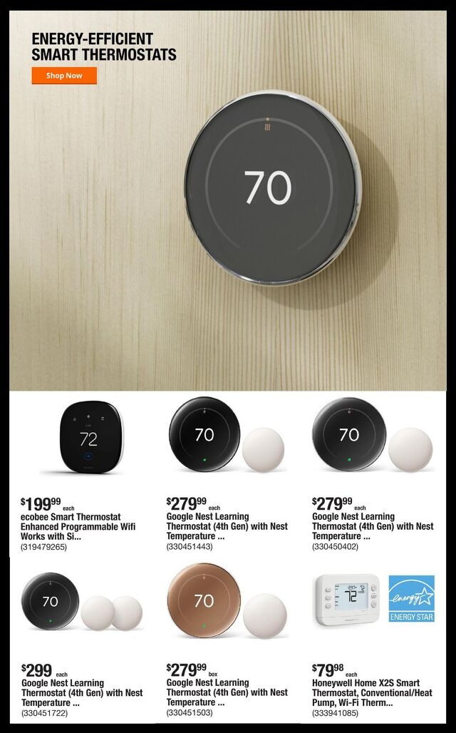 Catalogue Home Depot from 09/29/2025